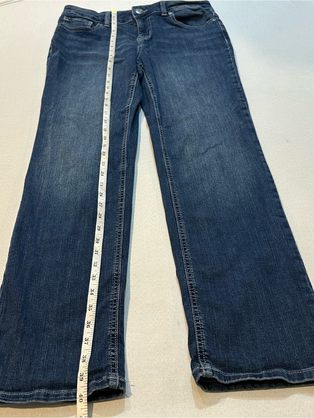 Maurices M Jeans Classic Mid Rise Straight Leg Dark Wash Jeans Size 10 - Picture 5 of 12